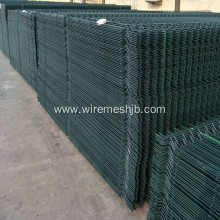 PVC Coated Green Color Welded Mesh Fence Panels